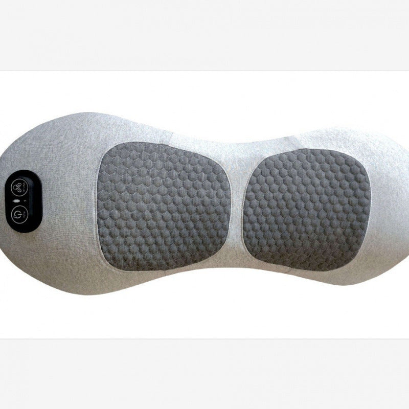 Multifunctional Lumbar Massage Pillow with Heating and Vibration